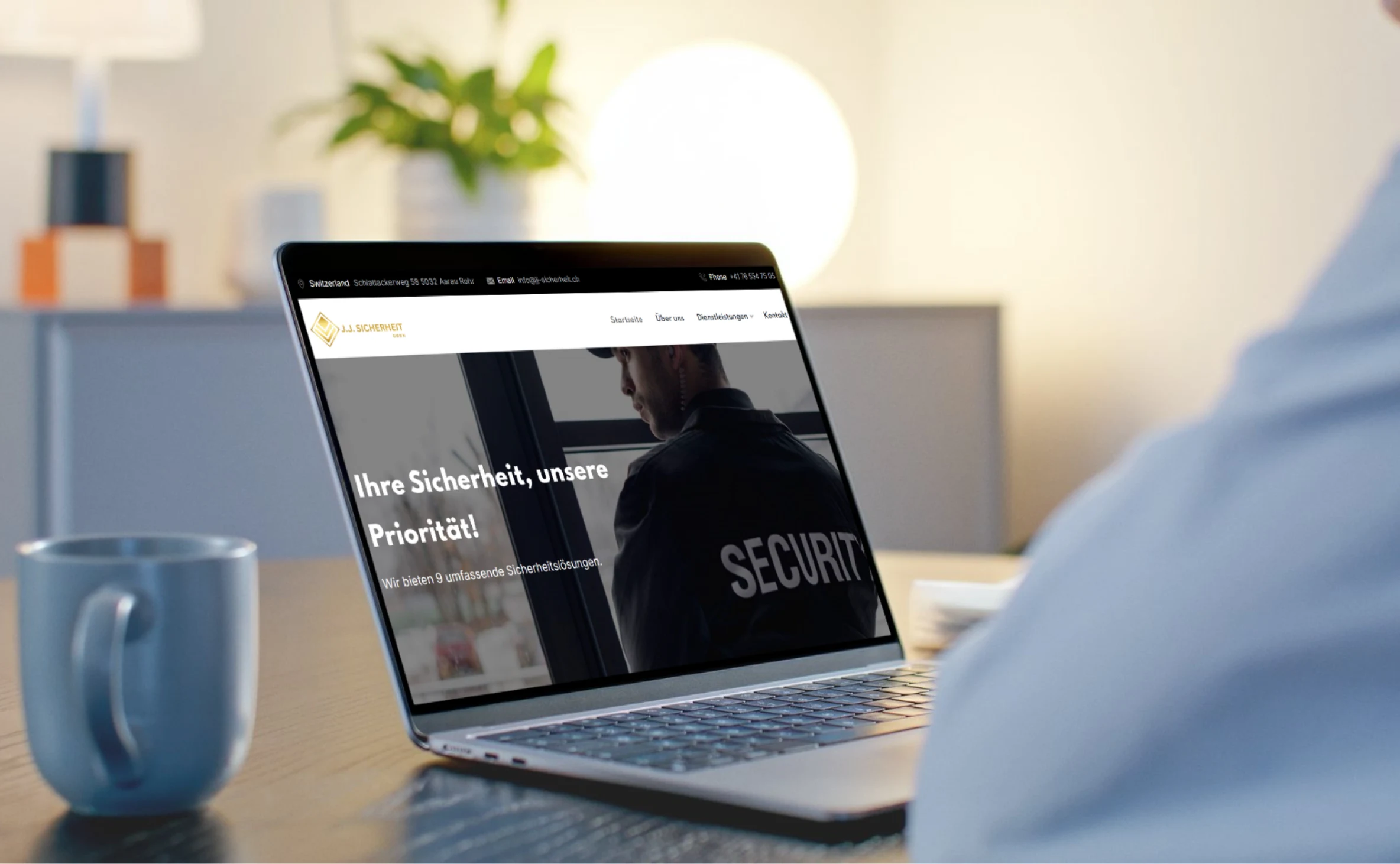 J.J. Sicherheit GmbH Sicherheitsunternehmen Branding Schweiz switzerlnad swiss ch 4